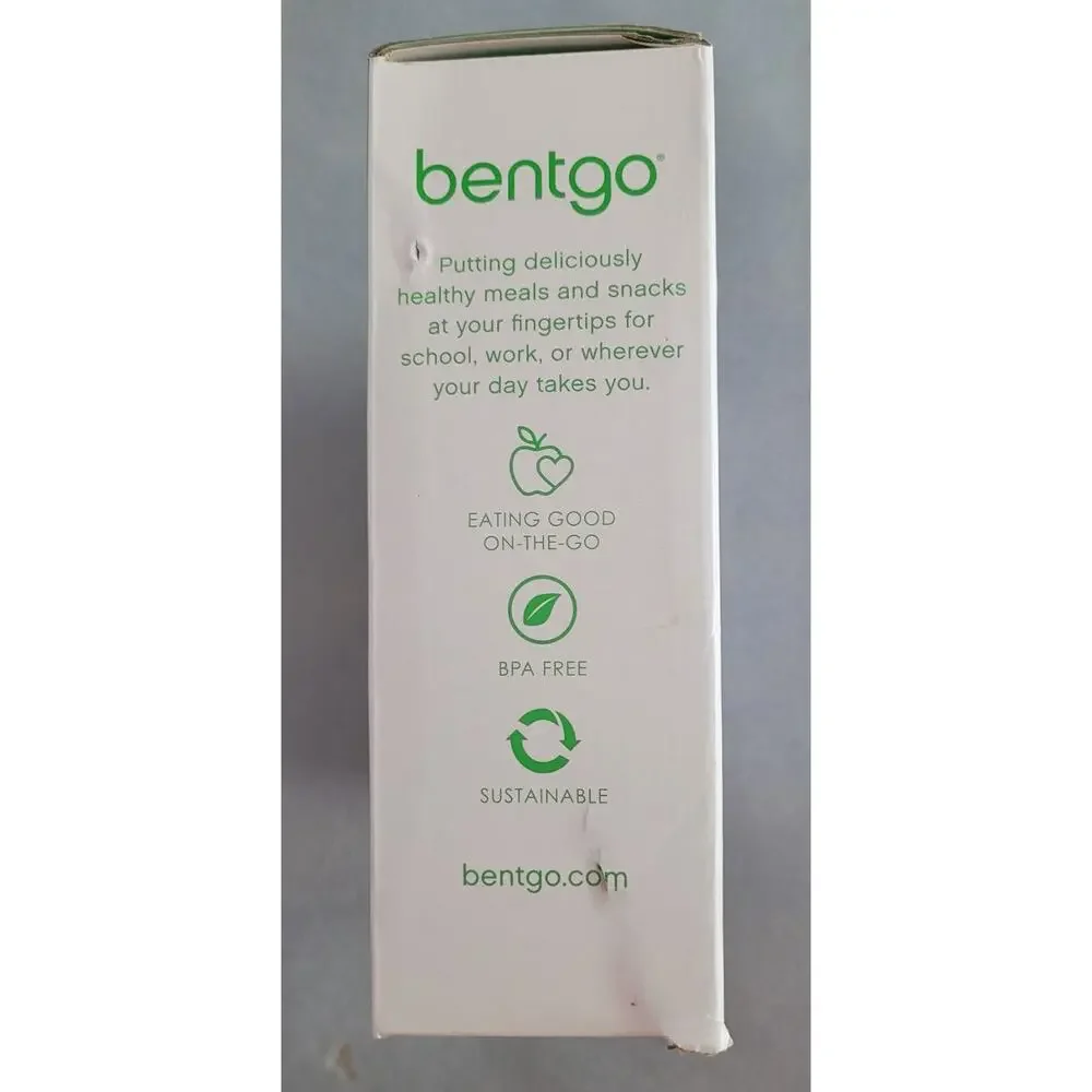BENTGO FRESH Durable & Leak-Proof 4-Compartment Green Lunch Box--New!